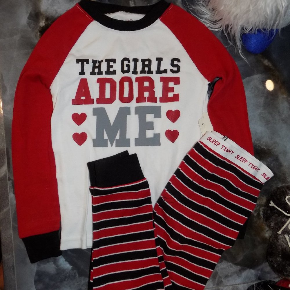 Sleepwear The Girls Adore Me 2 pc Pajamas Size 3T Boy's NEW